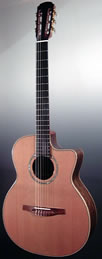 Folk guitar Concert nylon-string 