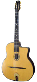Gypsy swing guitar Dupont - Busato-Royale model