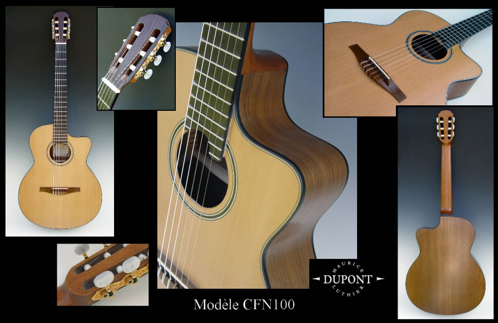 Guitares Folk Gamme Concert Cordes Nylon Maurice DUPONT