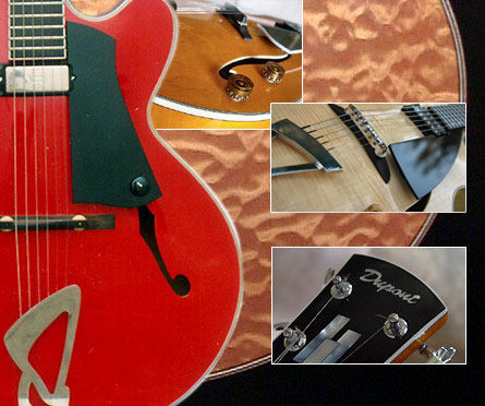 Guitares Archtop Dupont