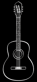 Folk guitar steel-string OM Type Martin Vintage